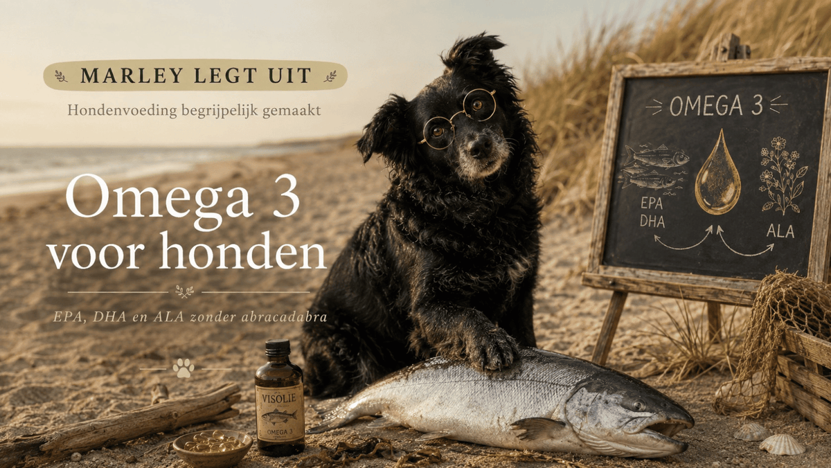 Marley legt uit: Omega 3 voor honden – EPA, DHA en ALA zonder abracadabra