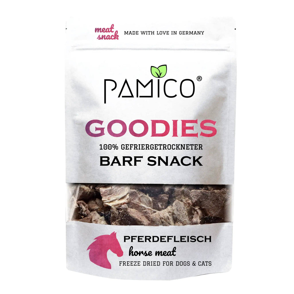 PAMICO gevriesdroogd paardenvlees 50 gram – productfoto