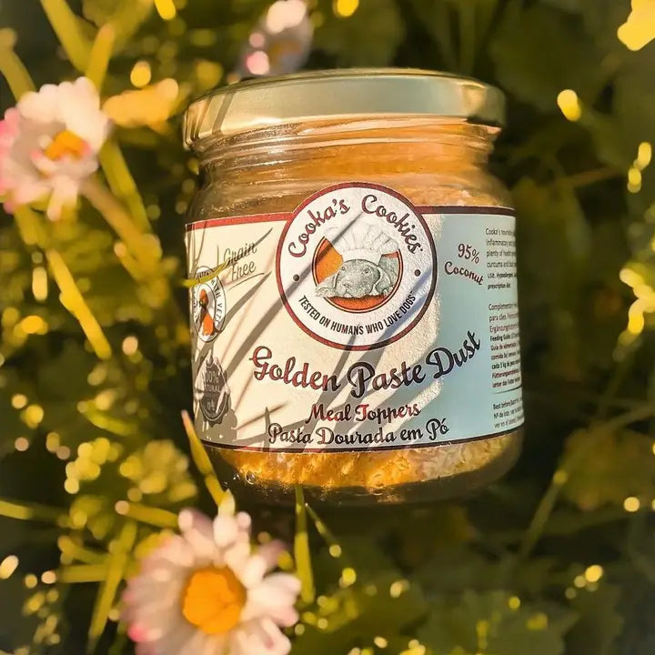 Cooka's Cookies Golden Paste Dust - maaltijdtopper gemaakt van kokos en kurkuma