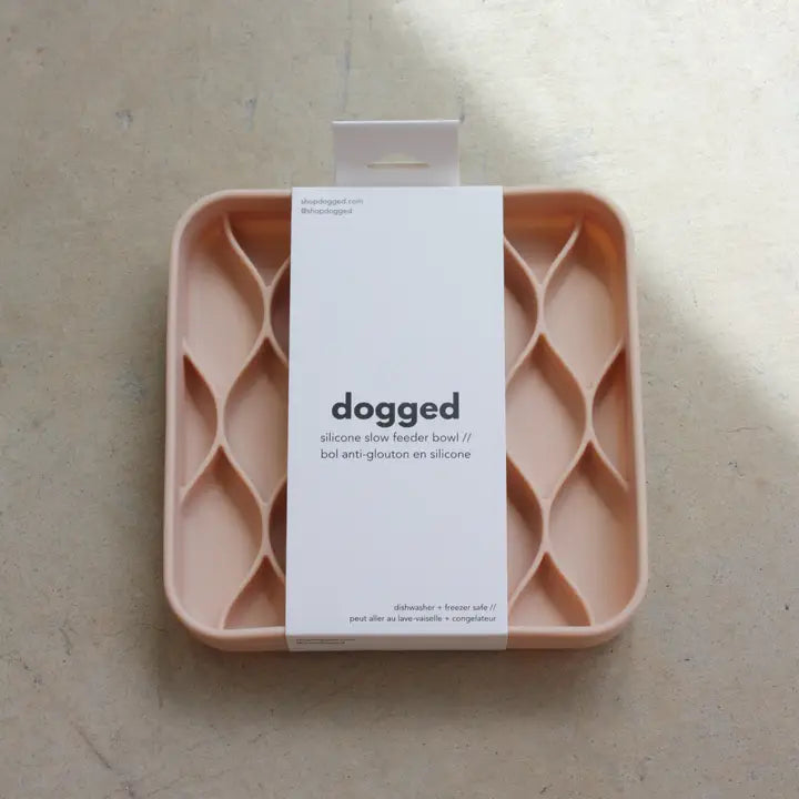 Dogged slowfeeder bowl Argyle
