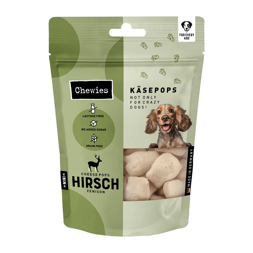 Chewies gepofte kaas - Kaas pops met hert - 35 gram