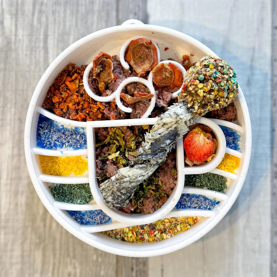 Cooka's Cookies Mermaid Dust - maaltijdtopper gemaakt van kokos en blauwe spirulina