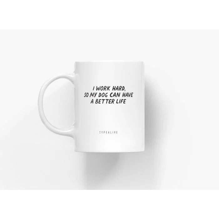 Typealive mok 'I work hard'
