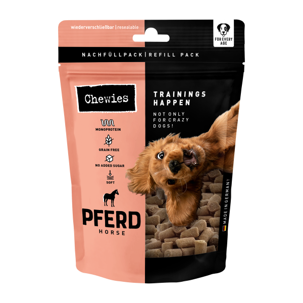Chewies zachte kleine training bites - Paard -175 gram