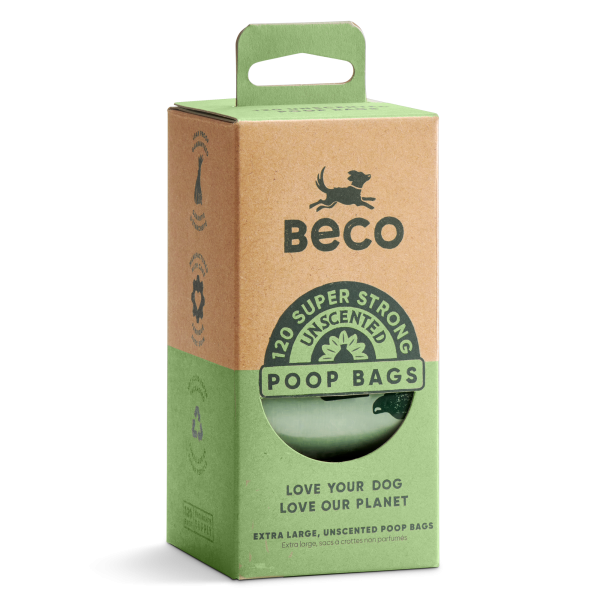Beco 100% gerecyclede honden poepzakjes - geurloos