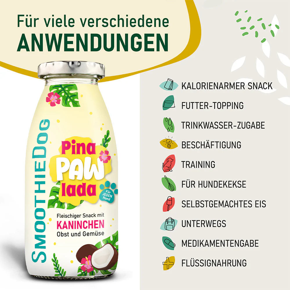 Smoothiedog Summer Editie - Konijn, fruit & kokos