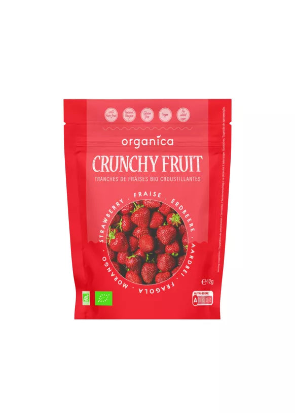 Organica freeze-dried fruit - Strawberry (12gr)