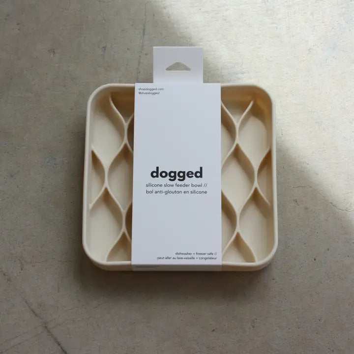 Dogged slowfeeder bowl Argyle