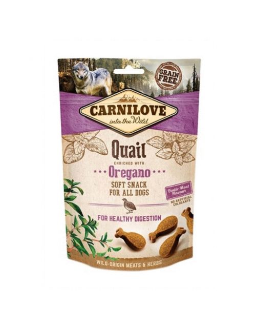 Carnilove Soft Snack - Quail &amp; Oregano (200gr)