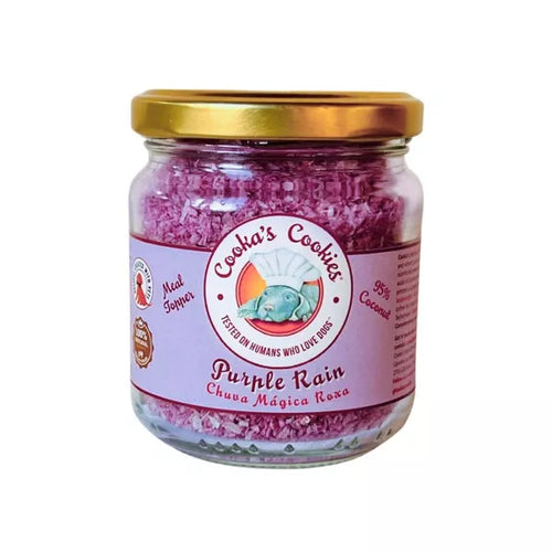 Cooka's Cookies Mermaid Dust - meal topper made from coconut and blue spirulina