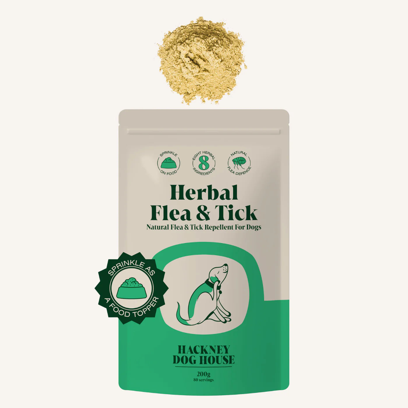 Hackney Dog House Natural Flea &amp; Tick topper