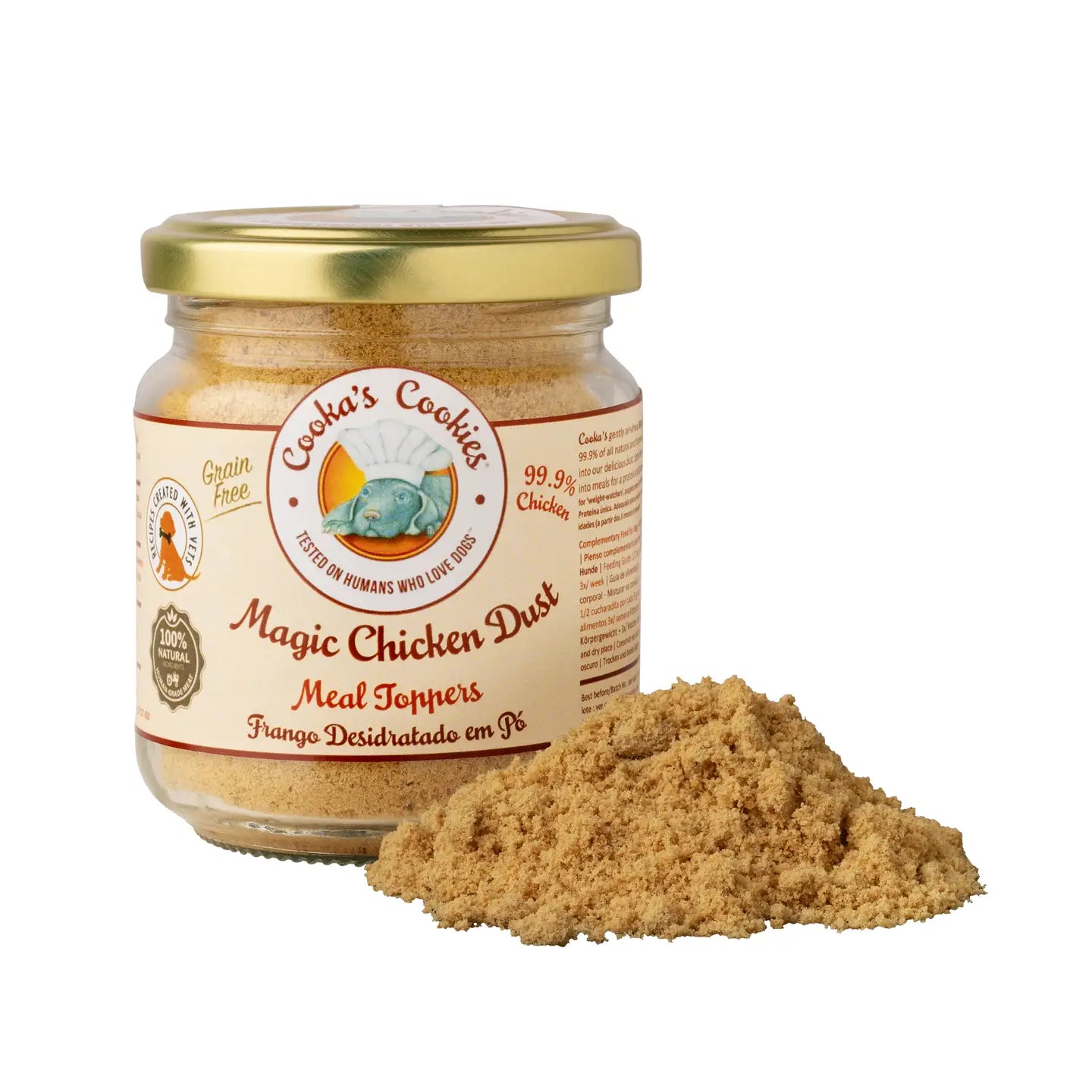 Cooka's Cookies Magic Chicken Dust (120gr) - smakelijke topper voor kieskeurige eters