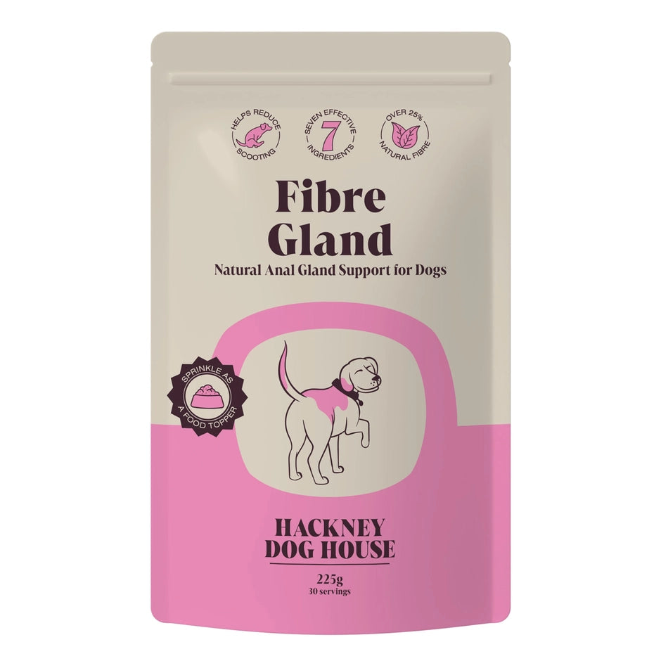 Hackney Dog House - Fibre Gland - natuurlijke vezels ter ondersteuning van stoelgang en anaalklieren - 225 gram