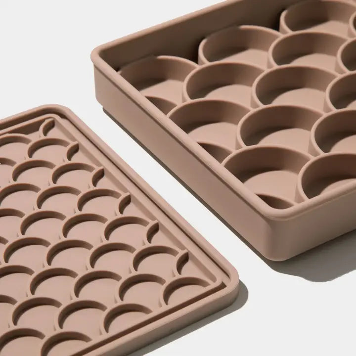Dogged 3-in-1 Fish Scale Slow Feeder Bowl
