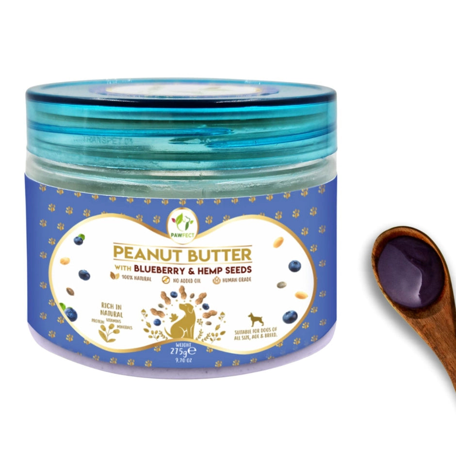 Pawfect Peanut Butter Blueberries &amp; Hemp Seeds (275gram)