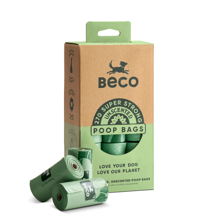 Beco 100% gerecyclede honden poepzakjes - geurloos