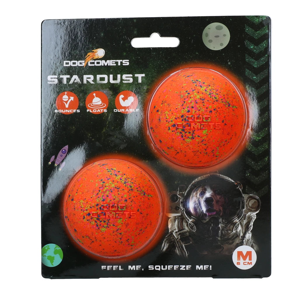 Dog Comets Stardust Oranje Medium (2-pack)