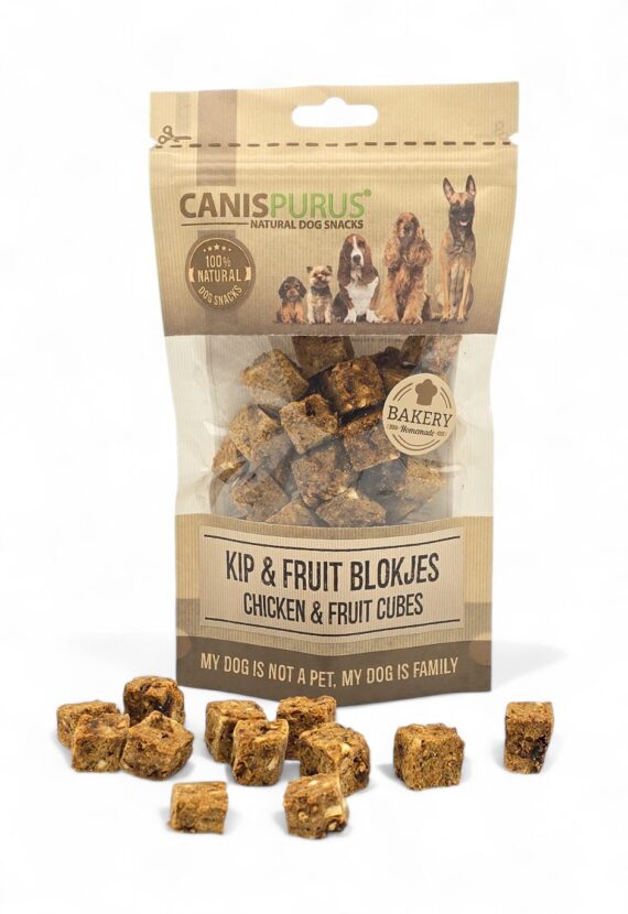 Canis Purus Kip & Fruit Blokjes (100gr)