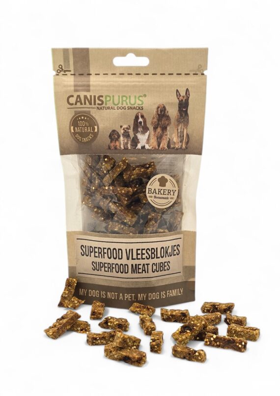 Canis Purus Superfood vleesblokjes (100gr)