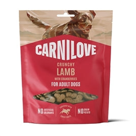 Carnilove Crunchy Snack Lam en Cranberry 200 gram krokante hondensnacks