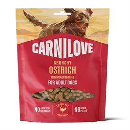 Carnilove Crunchy Snack Struisvogel en Braam 200 gram krokante hondensnacks