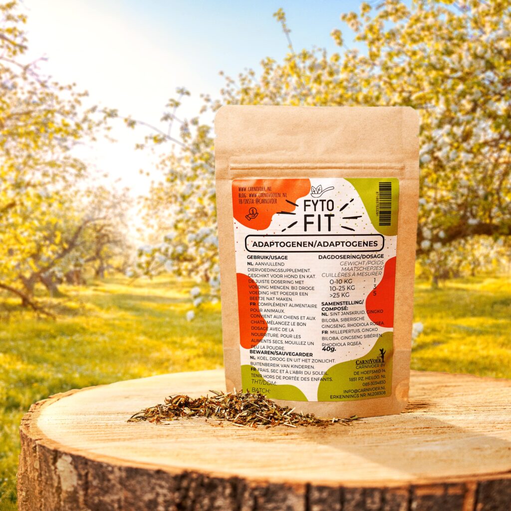 Fyto-Fit Adaptogenen, natuurlijk kruidensupplement voor honden, 40 gram