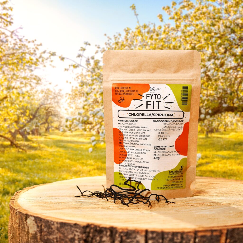 Fyto-Fit natuurlijke supplementen voor honden - Chlorella-Spirulina - 40 gram