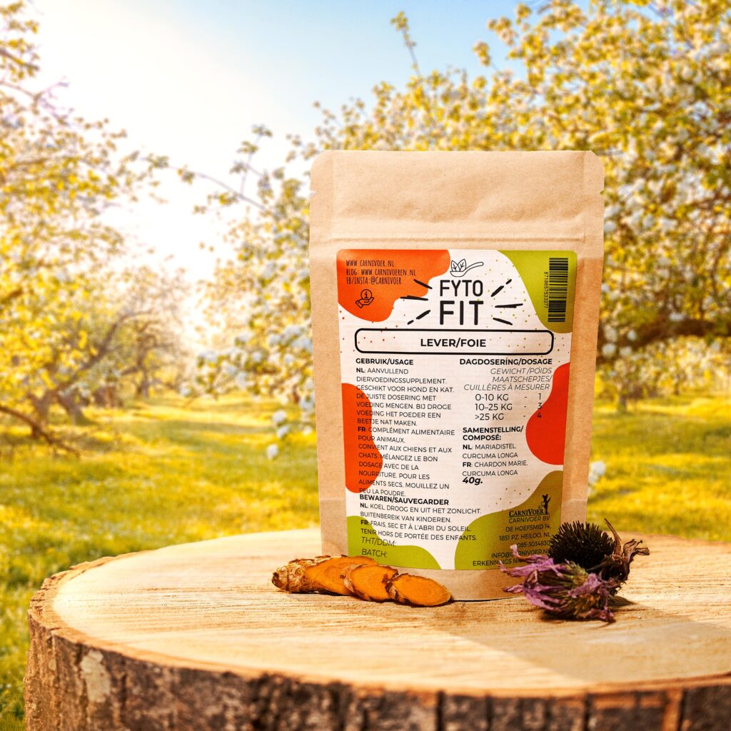 Fyto-Fit natuurlijke supplementen voor honden - Lever ondersteuning - 40 gram
