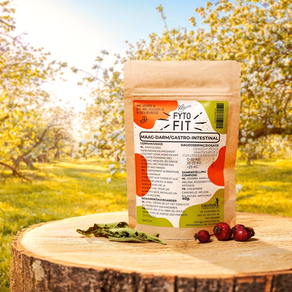 Fyto-Fit Maag & Darm, natuurlijk kruidensupplement voor honden, 40 gram