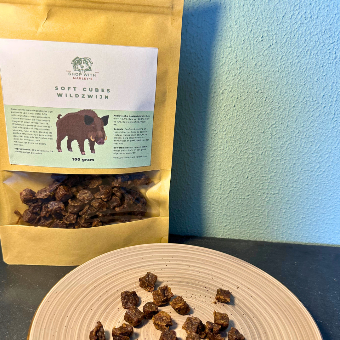 Shop with Marley's soft cubes Wildzwijn (100gr)