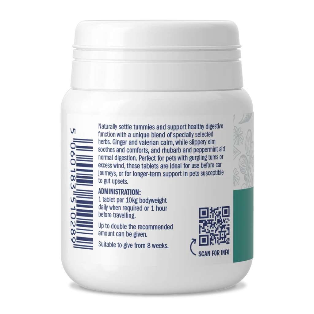 Dorwest Digestive tablets - bevordering van de spijsvertering & tegen wagenziekte - 100 stuks