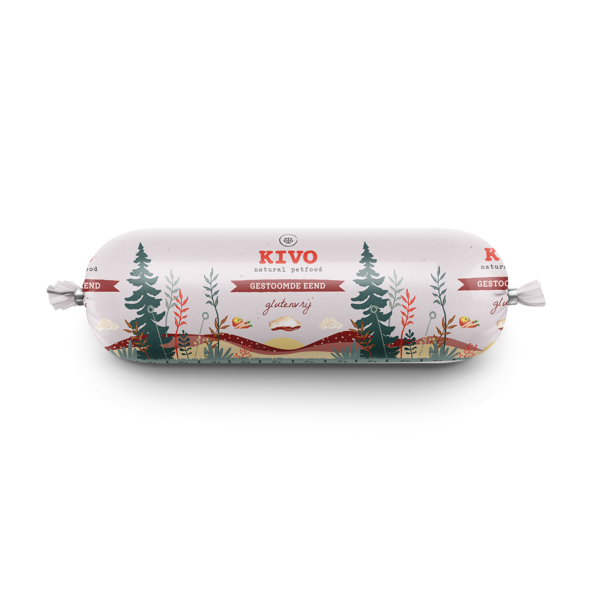 Kivo steamed sausage Duck (600gr)