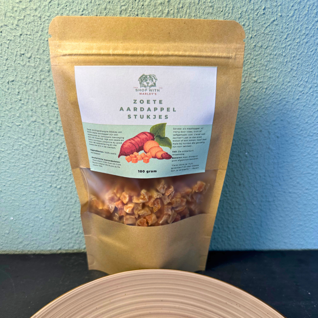 Shop with Marley's topper zoete aardappel stukjes