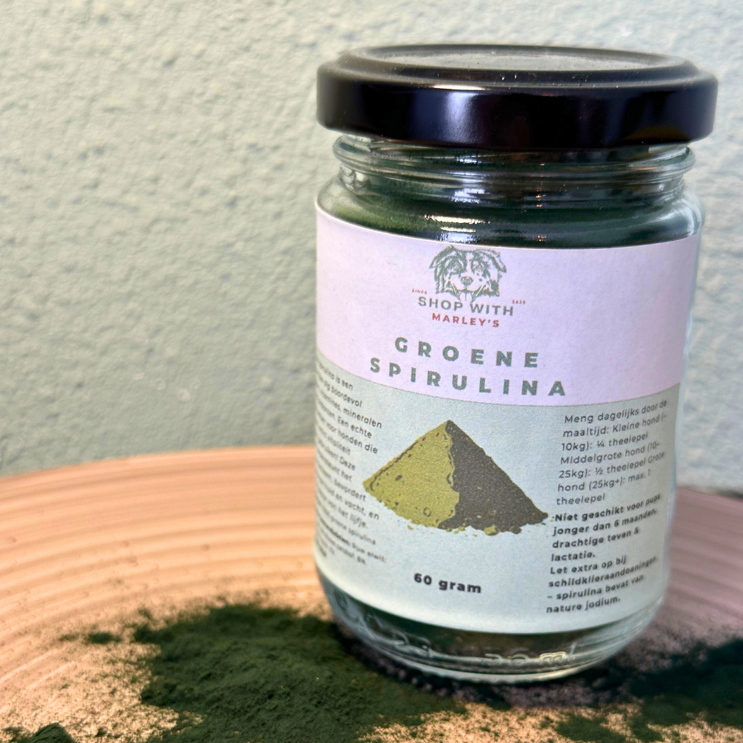 Shop with Marley's topper groene spirulina (60gr)