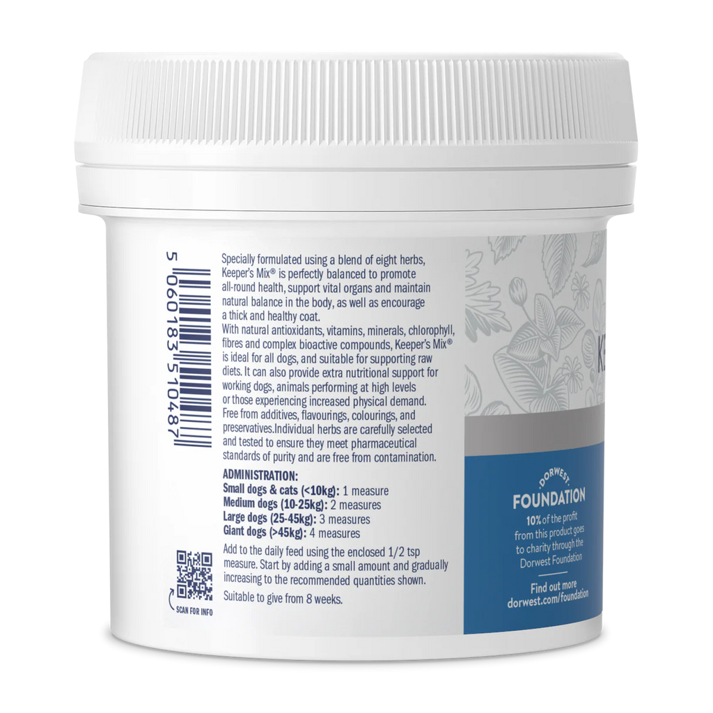 Dorwest Keepers Mix - all-round supplement &amp; supplement BARF diet - 250 grams