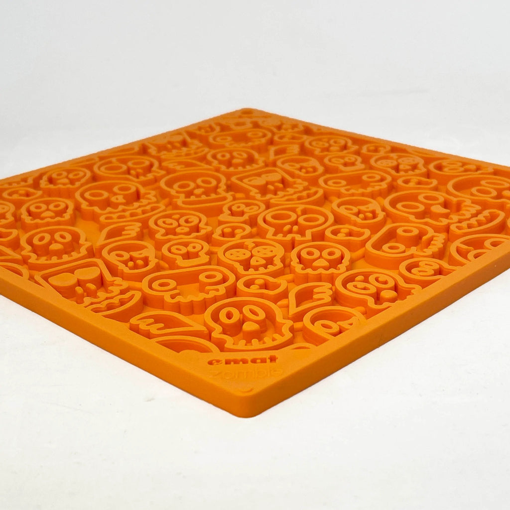 Sodapup eMat Zombie orange grand - tapis à lécher