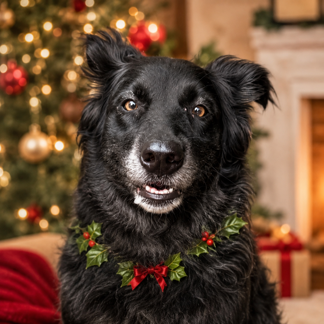 Marley in kerstsfeer