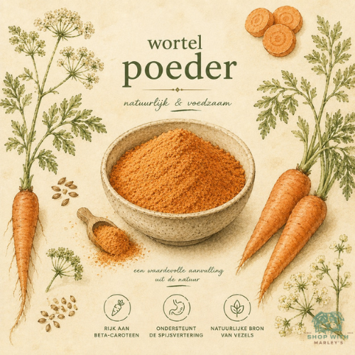 Shop with Marley's Functionele topper - groenten - Wortelpoeder