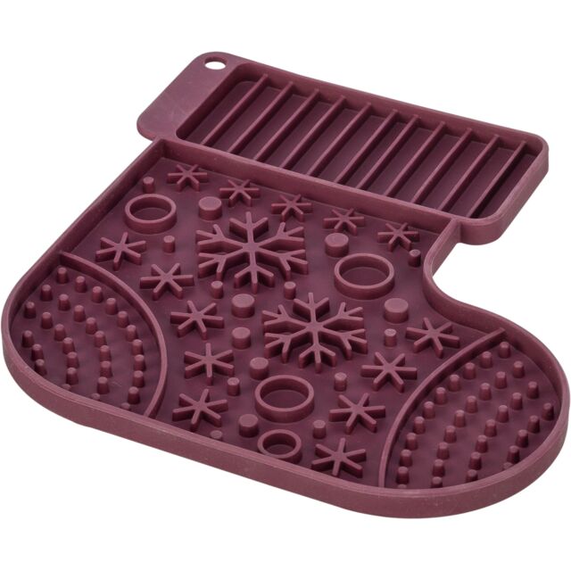Trixie – Xmas Lick’n’Snack likmat met zuignappen – 20 cm