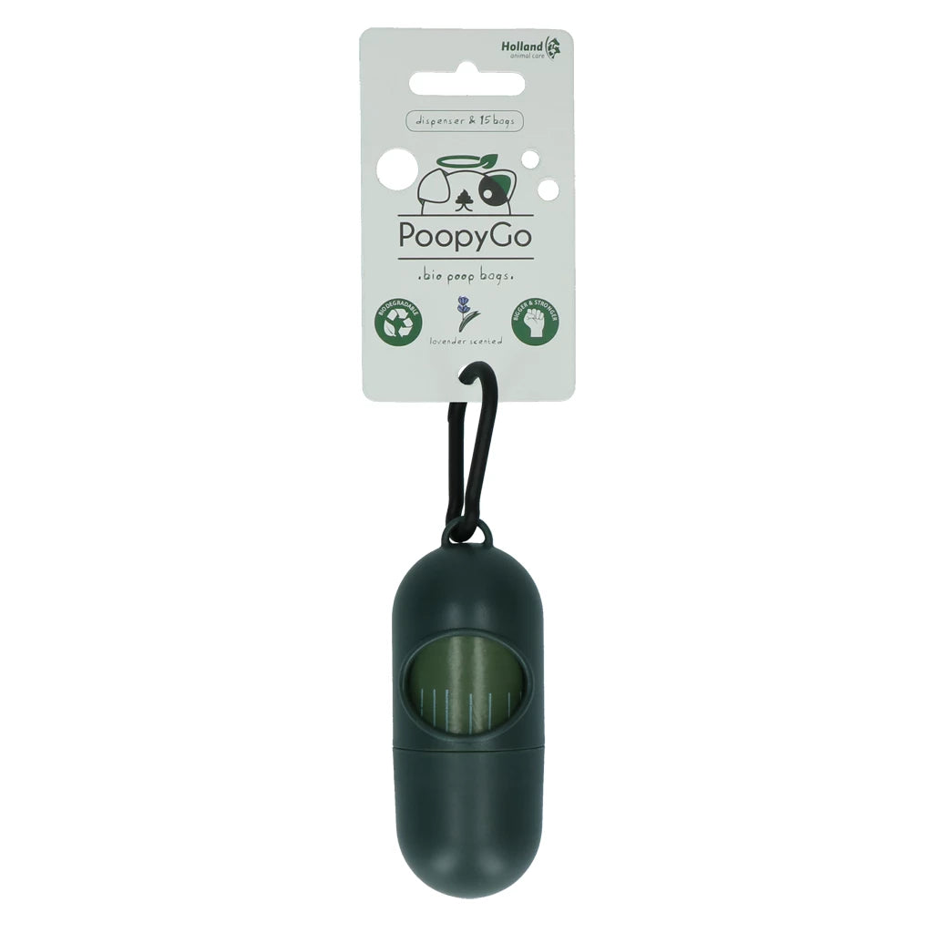 PoopyGo dispenser incl poepzakjes (15 stuks)