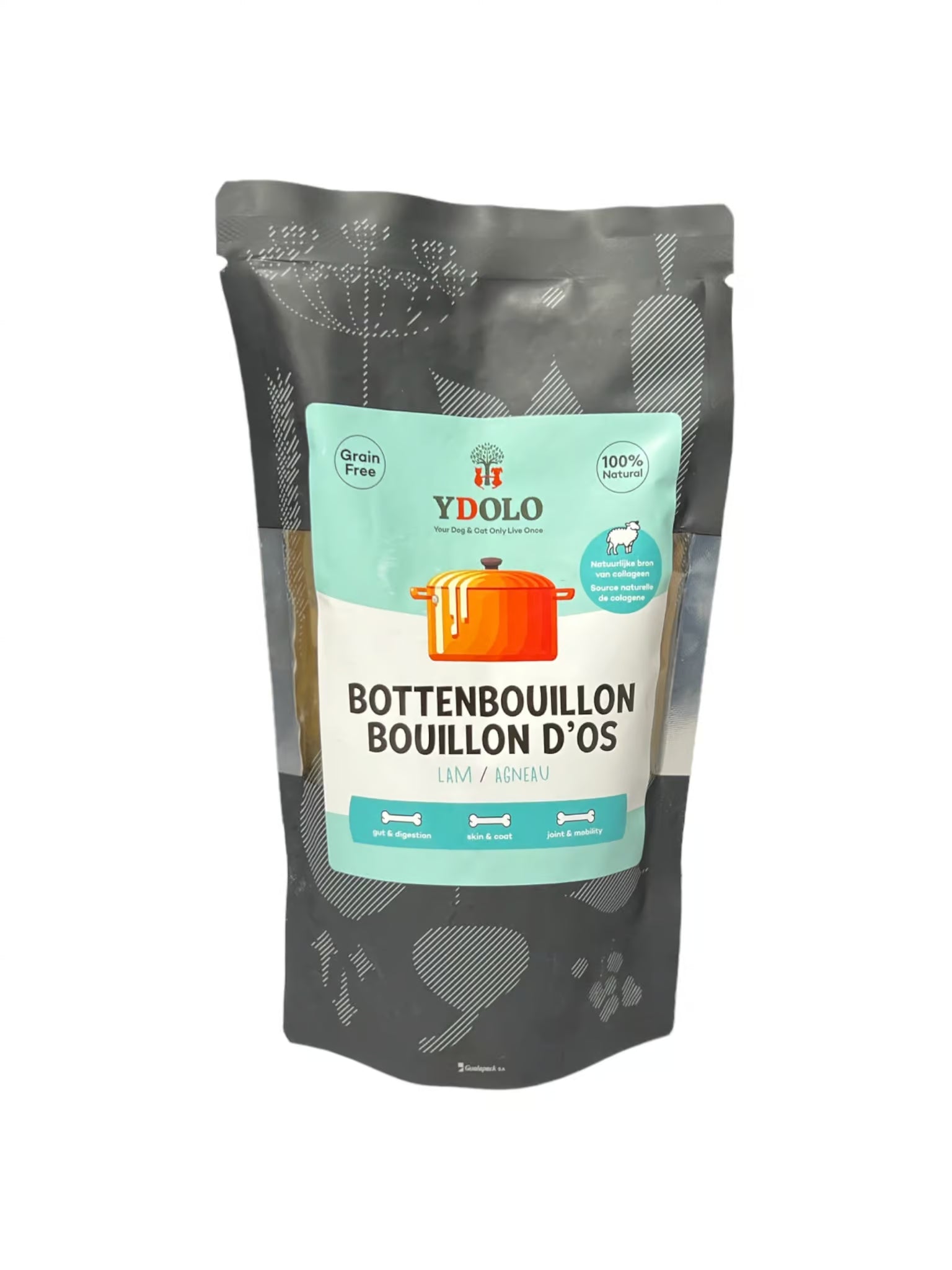 Agneau au bouillon d'os Ydolo