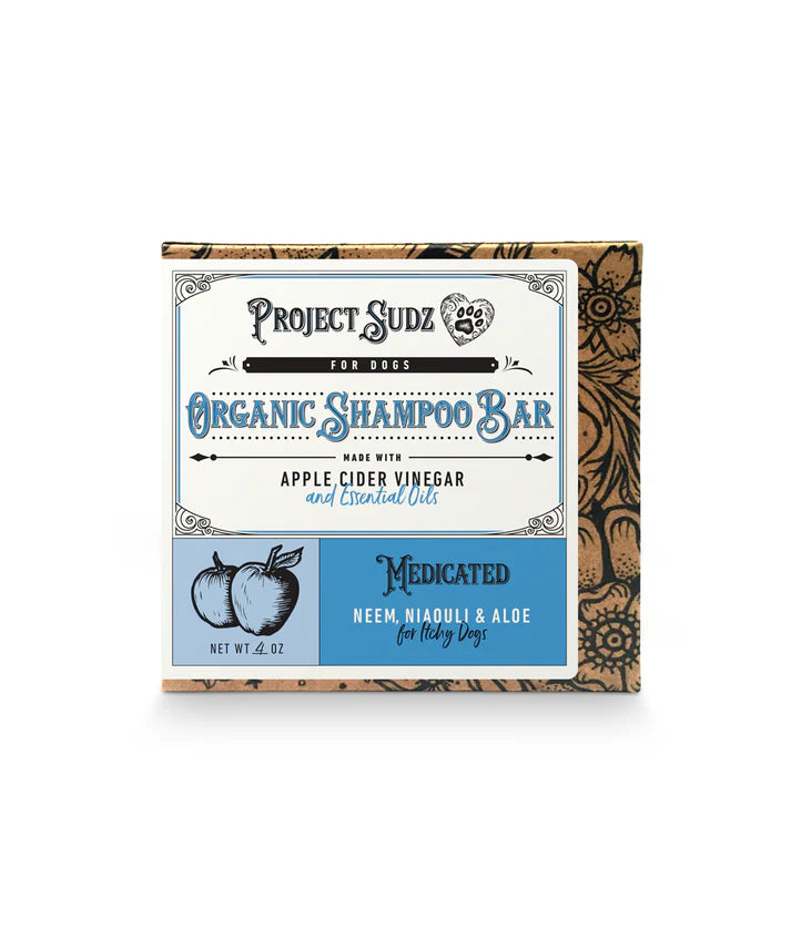 Project Sudz natuurlijke hondenshampoo bar medicinaal