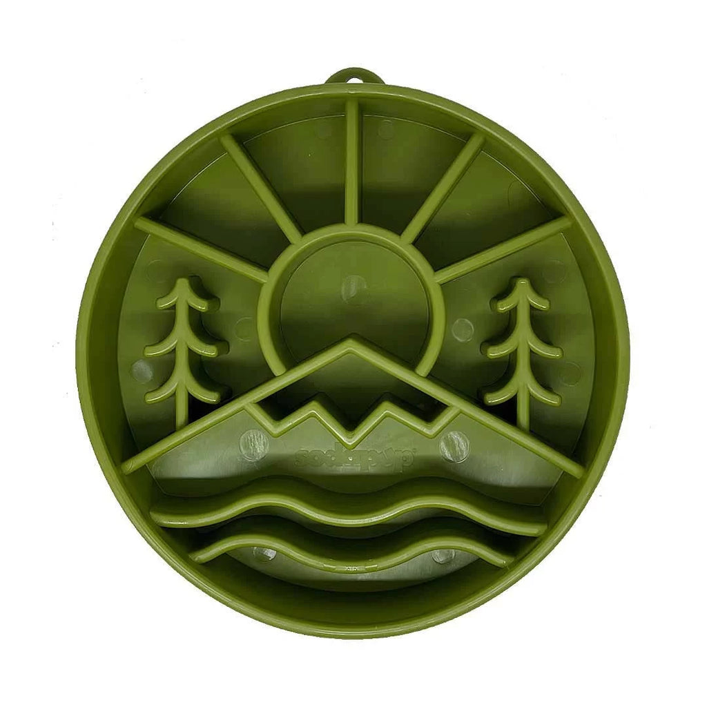 Sodapup Ebowl Great Outdoors Green - slowfeeder