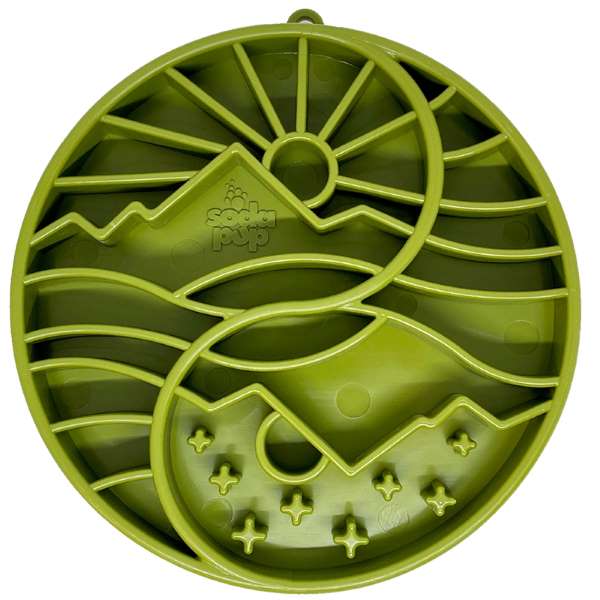 Sodapup Etray Yin Yang green - slow feeder