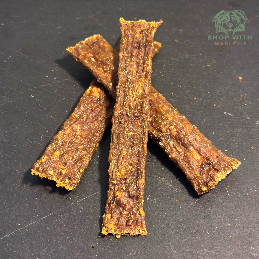 Shop with Marley's vleesstrips Kalkoen (100gr)