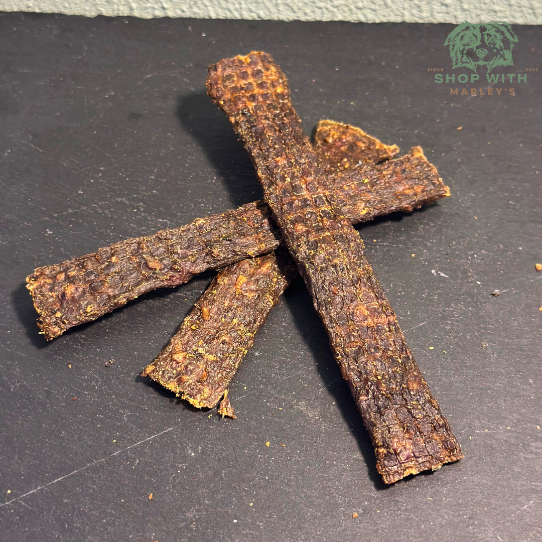 Shop with Marley's vleesstrips Konijn (100gr)