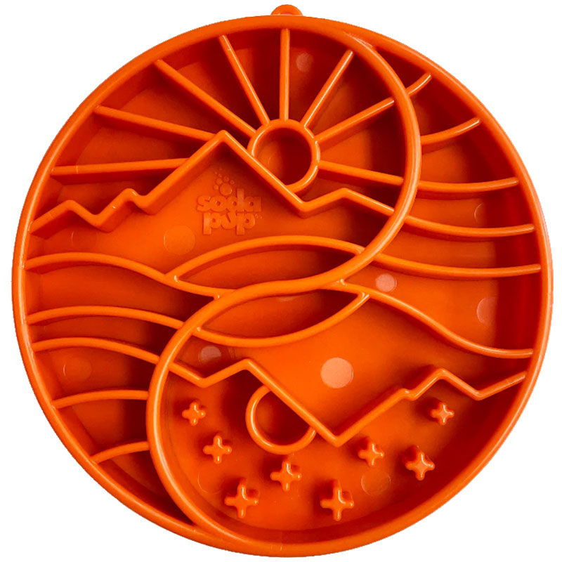 Sodapup Etray Yin Yang Orange - slow feeder