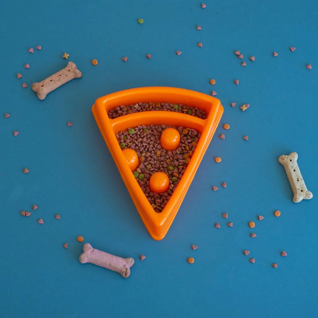 Zippy paws slowfeeder pizza