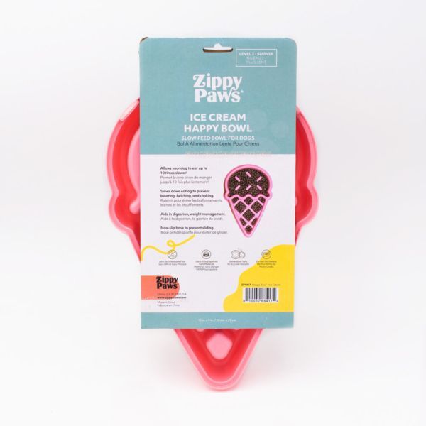 Glace Zippypaws HappyBowl - alimentation lente