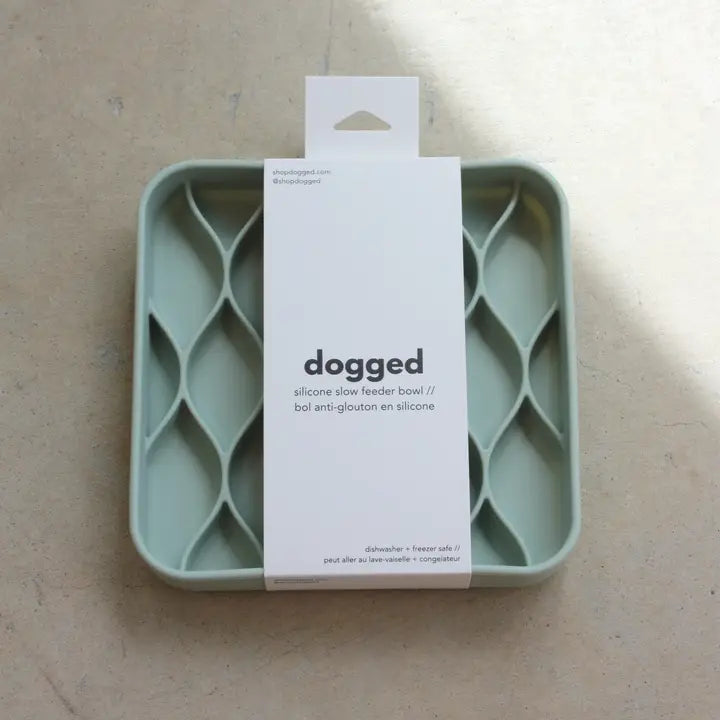 Dogged slowfeeder bowl Argyle